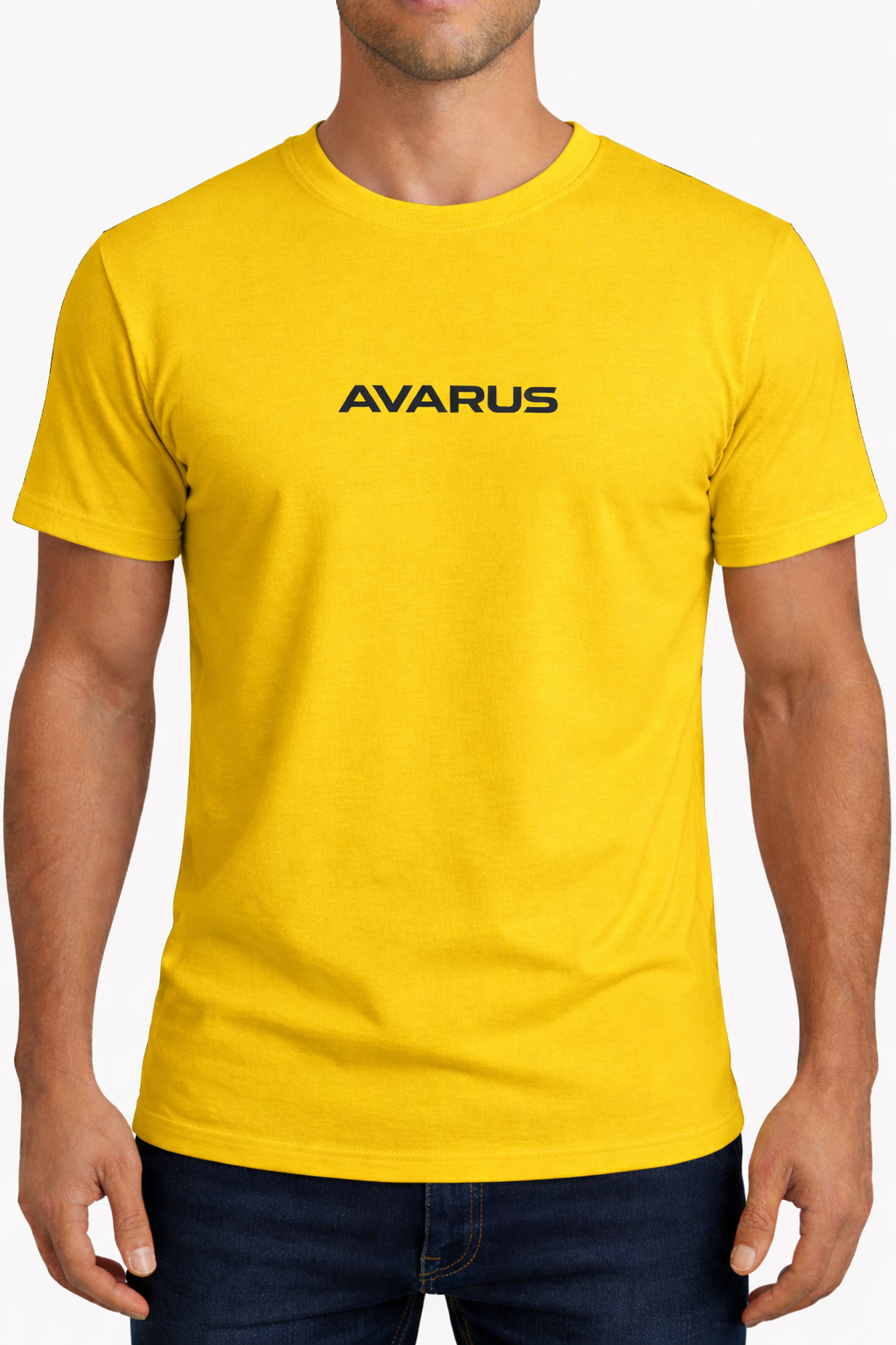 Polera Amarillo cuello redondo Avarus