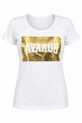 Polera Avarus Gold Mujer | Blanca | Talla L
