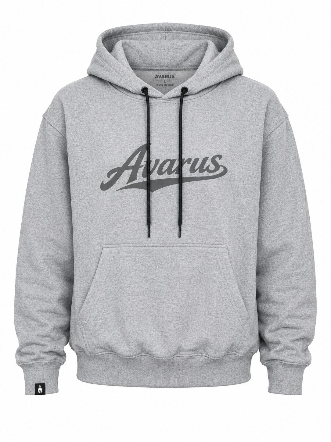Avarus Signature | Polerón Mujer Gris Jaspeado | Talla L